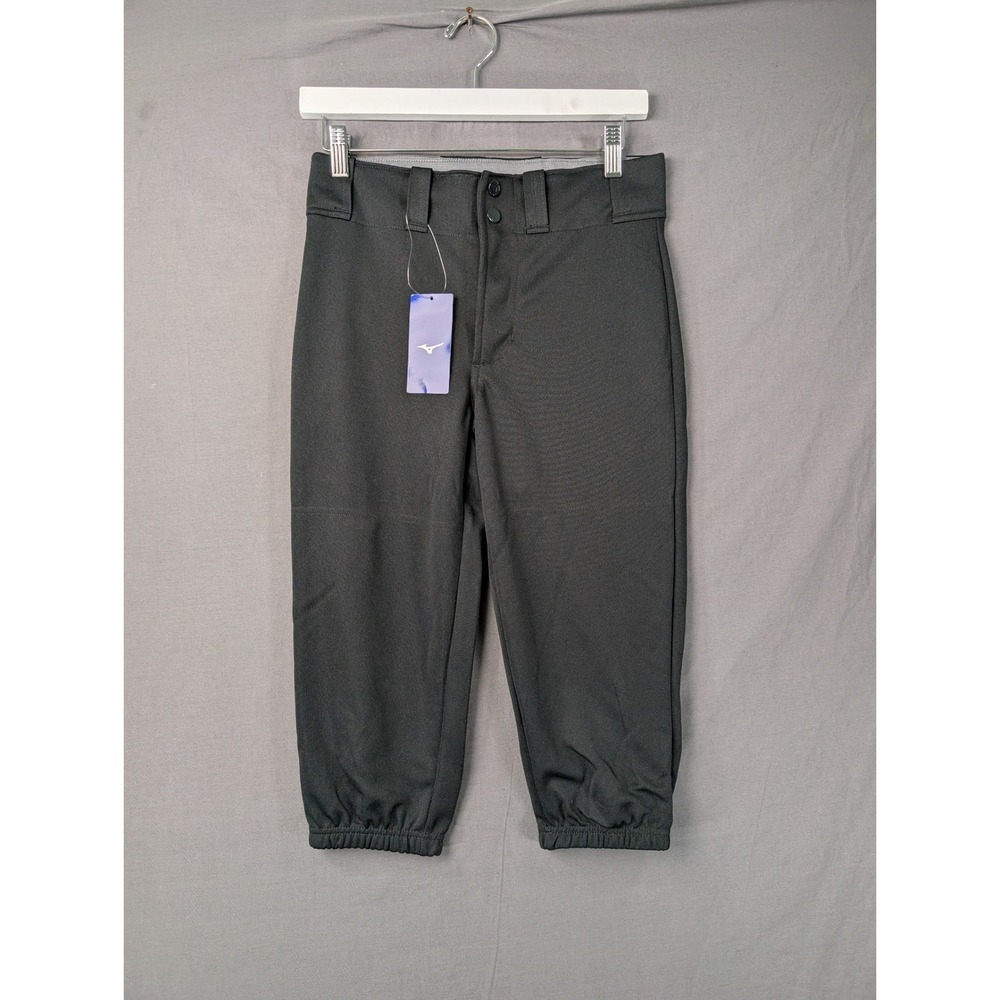Mizuno Girls Prospect Softball Pant Black Youth Large 350968 NWT